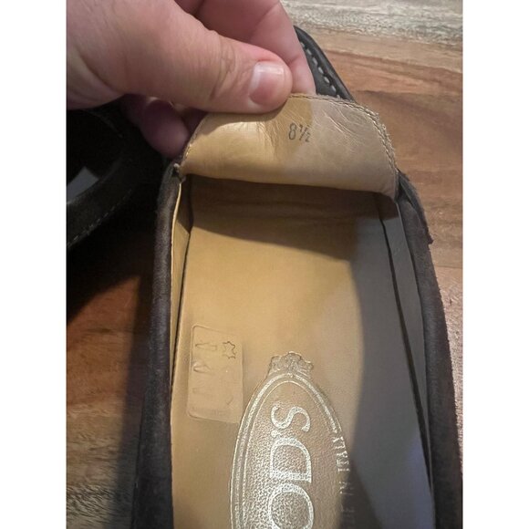 Tods Men’s Brown Leather Loafers - NWOT - Size 8.5‎